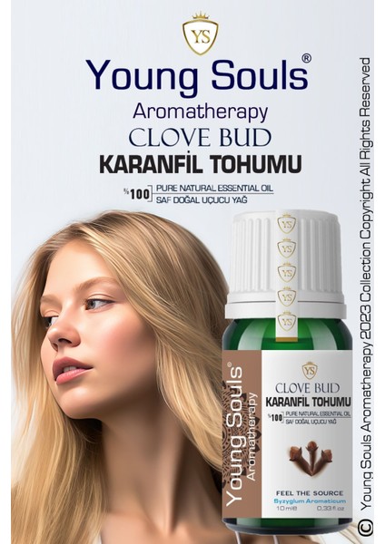 Aromatherapy Clove Bud Karanfil Tohumu Uçucu Yağ 10 ml fiyatları