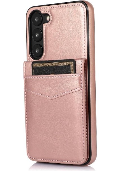 Kredi Manyetik ile Samsung Galaxy S23 Artı Durumda Cüzdan ile Uyumlu (Yurt Dışından)