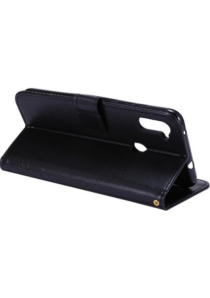 Samsung Galaxy A11 Için Kickstand Durumda Kart Tutucu Pu Deri Bilek (Yurt Dışından)