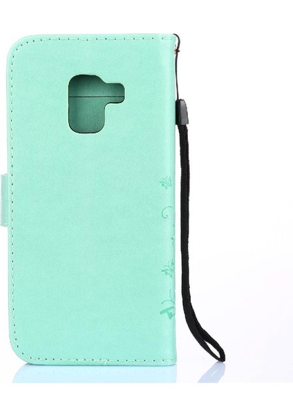 Samsung Galaxy A8 2018 Pu Deri Kart Tutucu Kickstand Için Filp Durumda (Yurt Dışından)
