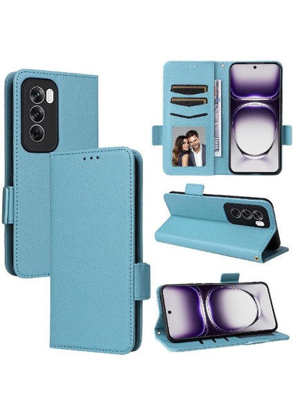 Oppo Oppo 12 5g Için Flip Case Kart Yuvaları Tutucu Yan Toka Cüzdan Pu (Yurt Dışından)