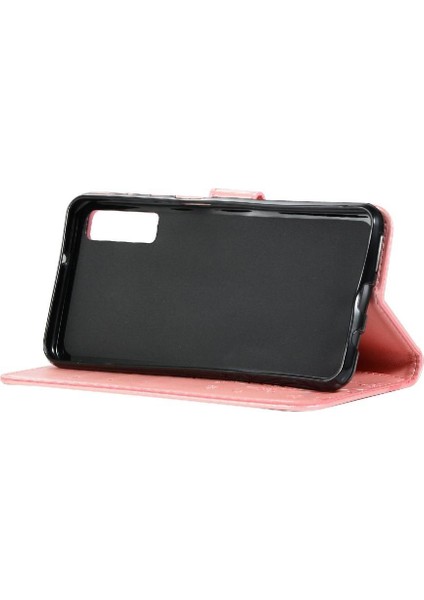 Samsung Galaxy A7 2018 Kickstand Pu Deri Kart Tutucu Için Filp Durumda (Yurt Dışından)