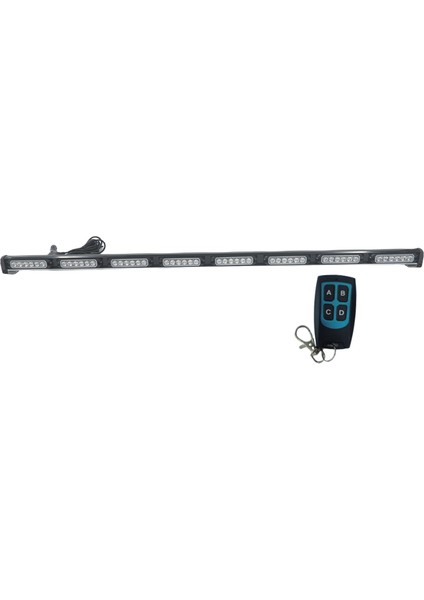 17 fonksiyonlu çakar lamba 120cm kırmızı-mavi 12-30v / LAPA208