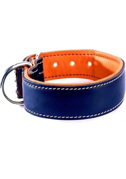 Lacivert Köpek Boyun Tasması Hakiki Deri fiyatları