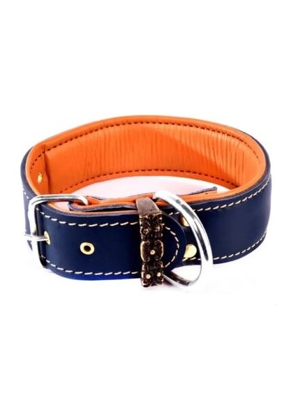 Lacivert Köpek Boyun Tasması Hakiki Deri modelleri