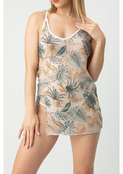 Desenli Askılı GECELIK-20524 modelleri