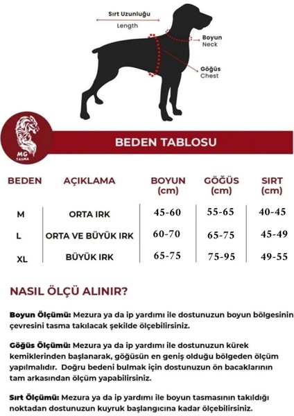 MgTasma El İşçiliği, Hakiki Deri, Elcikli Köpek Tasması, Boyun Tasması Kırmızı
