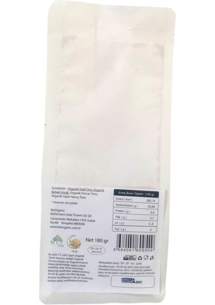 Beferment Organic Kırmızı Sebzeli Ek Gıda Çorbası  180 G Jelatin