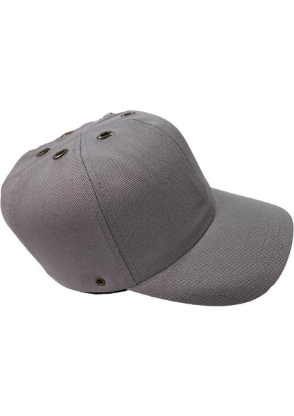 Darbe Emicili Şapka Baret Gri - 9996675937073