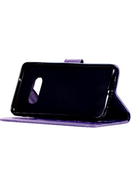 Samsung Galaxy S10E Bilek Kayışı Kart Tutucu Kickstand Pu Için Filp Durumda (Yurt Dışından)