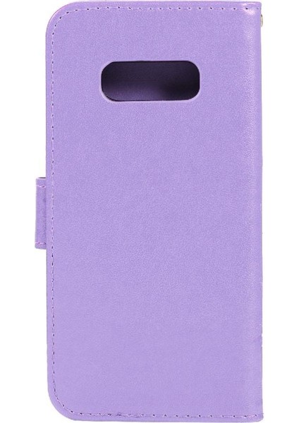 Samsung Galaxy S10E Bilek Kayışı Kart Tutucu Kickstand Pu Için Filp Durumda (Yurt Dışından)
