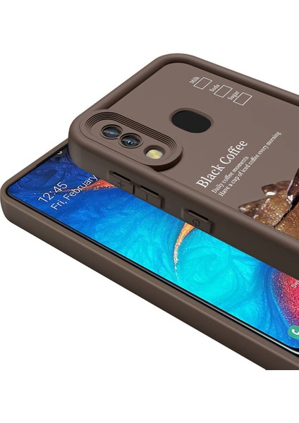 Galaxy A30 Kılıf Kamera Korumalı Baskılı Arka Yüzey Zore Klas Kapak