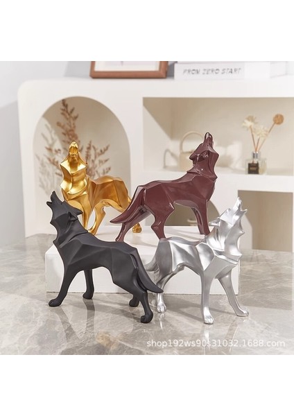 Basit Geometrik Kurt Süsleri Ev Dekorasyon Reçine El Sanatları (Yurt Dışından) modelleri