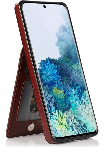 Samsung Galaxy S20 Kılıf Cüzdan Manyetik Toka Kickstand ile Uyumlu (Yurt Dışından)