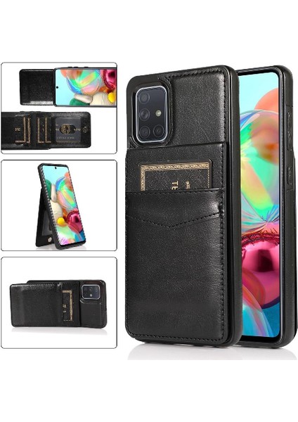 Samsung Galaxy A71 4g Kart Sahibinin Premium Deri ile Uyumlu (Yurt Dışından)