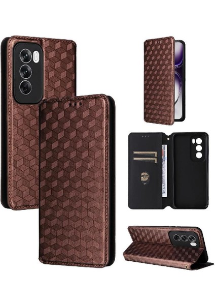 Oppo Oppo 12 5g Manyetik Kapatma Kart Yuvaları Tutucu Pu 3D Için Flip Case (Yurt Dışından) indirimleri