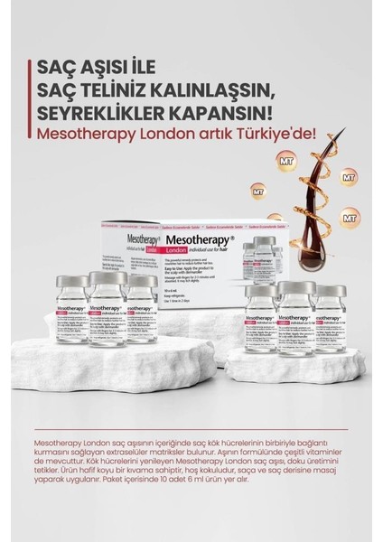 London Saç Aşısı 6ml x 10 Adet