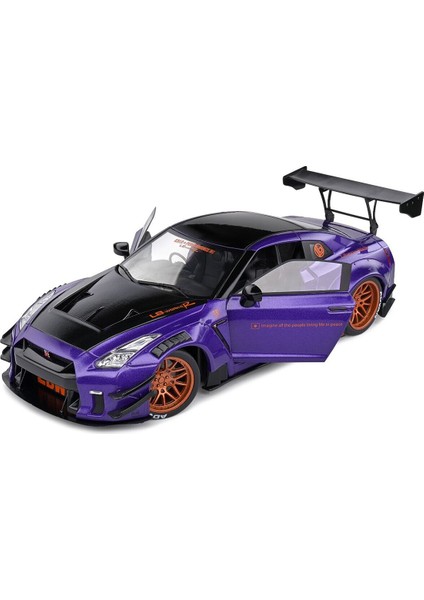 1:18 Solido 2022 Nissan Gt-R (R35) Liberty Walk Body Kit 2.0 Purplezilla modelleri