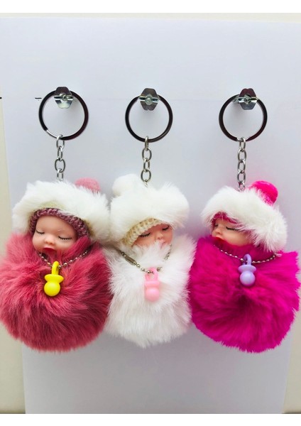 Peluş Sevimli Bebek Anahtarlık, Çanta Süsü 1 Adet Fiyatıdır modelleri