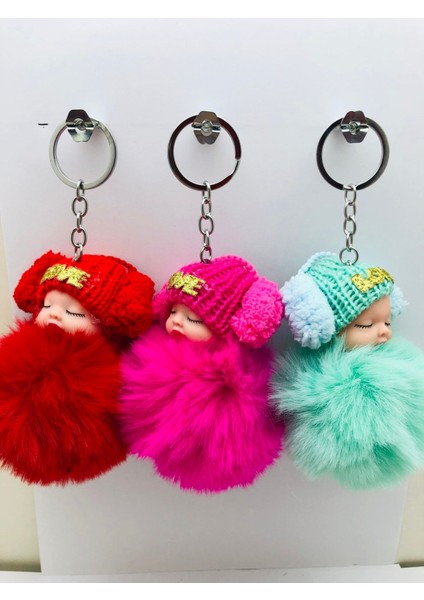 Peluş Sevimli Bebek Anahtarlık, Çanta Süsü 1 Adet Fiyatıdır fırsatları