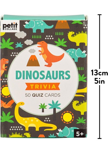 Petıt Collage Petit Collage Trivia Soru Kartları - Dinosaurs fırsatları