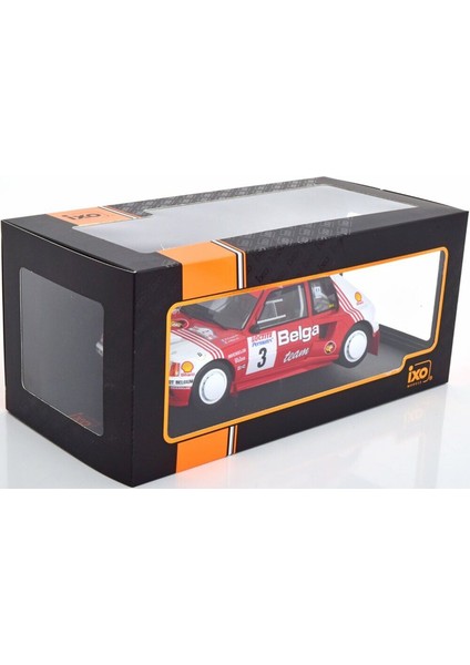1:18 Ixo 1985 Peugeot 205 T16 #3 Belga Rally Ypres