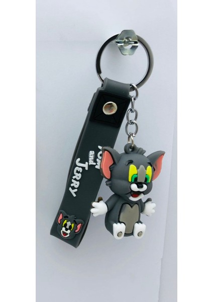 Tom Cat 3D Anahtarlık Oyuncak ve Çanta Aksesuarı