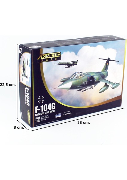 K48083 1/48 F-104G (Luftwaffe Starfighter) Savaş Uçağı, Plastik Model Kiti indirimleri