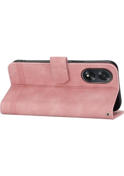 Oppo A38 4g Premium Bileklik Manyetik Kapatma Kart Yuvaları Için Flip Case (Yurt Dışından) modelleri