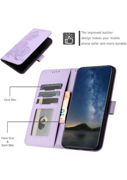 Vıvo Yvivo Kickstand Koruyucu Kapak Için Flip Case Folio Kitap Pu Deri (Yurt Dışından)