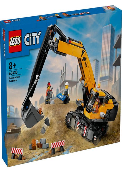 City 60420 Sarı Inşaat Ekskavatörü modelleri