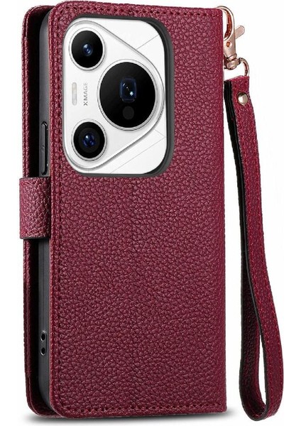 Huawei Pura 70 Pro Için Flip Case Artı Aşk Cüzdan Fermuar Darbeye Vaka (Yurt Dışından)