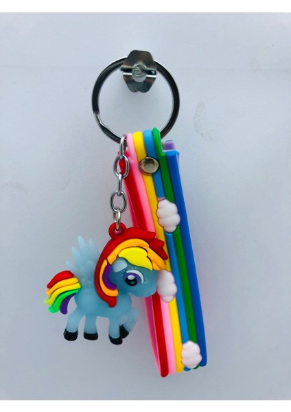 Unicorn 3D Anahtarlık Oyuncak ve Çanta Aksesuarı