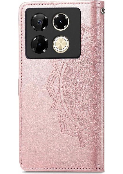 Infinix Not 40 Pro 4g Zarif Desen Basit Iş Için Flip Case (Yurt Dışından)