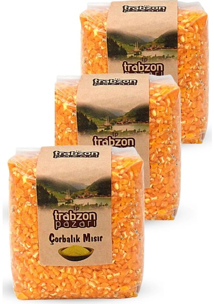 Trabzon Yöresel Ata Tohum Çorbalık Mısır Yarması 3x1 kg