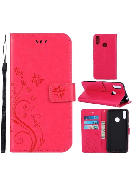 Huawei Filp Başbakan 2019 Bilek Kayışı Için Kickstand Durumda Kart Tutucu Pu (Yurt Dışından)
