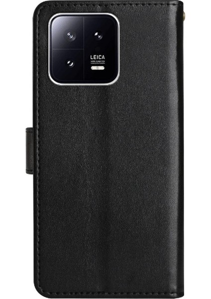 Xiaomi Poco M6 Pro 4g Için Filp Durumda Manyetik Kapatma Bilek Kayışı Kart Pu (Yurt Dışından)