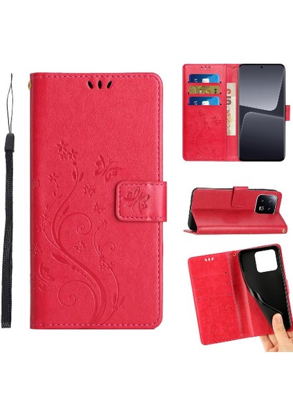 Xiaomi Redmi Not Için Filp Durumda 13 Pro 4g Kickstand Kart Tutucu Bilek Pu (Yurt Dışından)