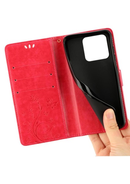 Xiaomi Redmi Not Için Filp Durumda 13 Pro 4g Kickstand Kart Tutucu Bilek Pu (Yurt Dışından)