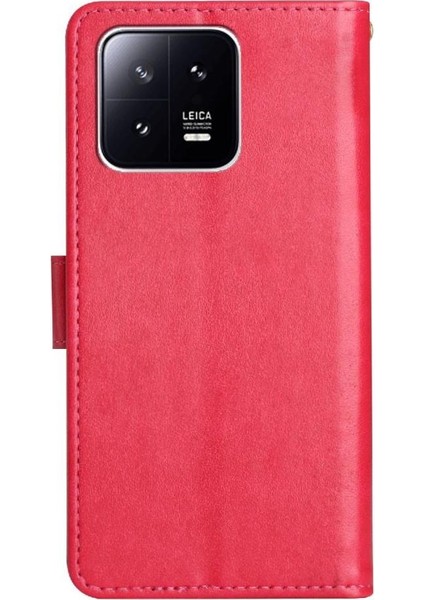 Xiaomi Redmi Not Için Filp Durumda 13 Pro 4g Kickstand Kart Tutucu Bilek Pu (Yurt Dışından)