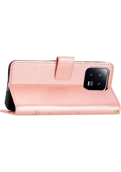Xiaomi Redmi Not Için Filp Durumda 13 Pro 4g Kickstand Kart Tutucu Bilek Pu (Yurt Dışından)