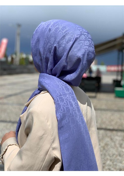 Pamuk Jakar D Logo Lila Şal