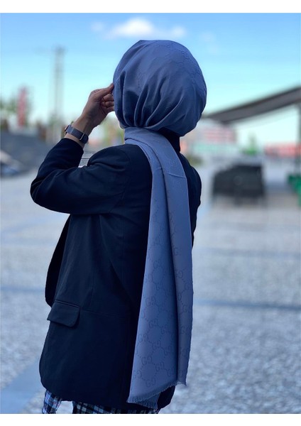 Pamuk Jakar G Logo Gri Şal fiyatları