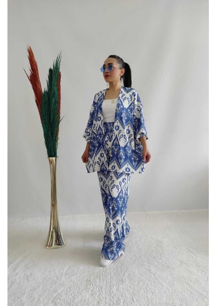 10 Numara Moda Desenli Ikili Kimono Takım ( Rahat Kalıp ) 10NMR170 modelleri