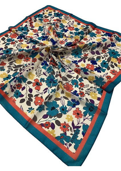 BAŞTACI SOFT 0140 KOYU TURKUAZ EŞARP