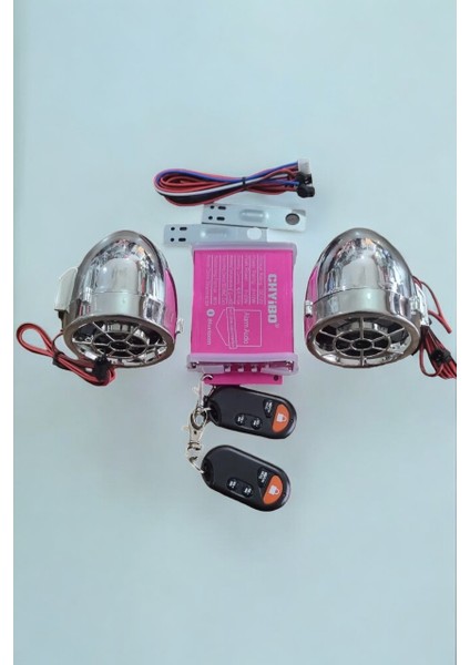 Motosiklet Alarm + Mp3 + [ Bluetooth ] Nikel