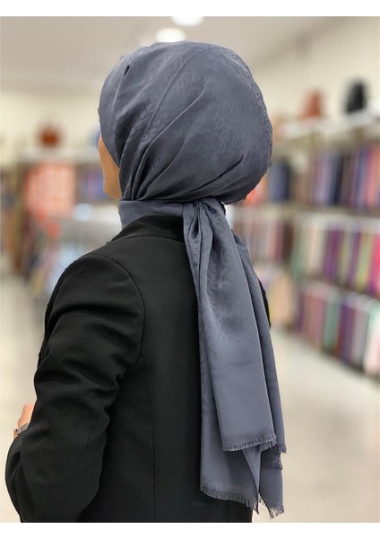 Pamuk Jakar B Logo Koyu Gri Şal fiyatları