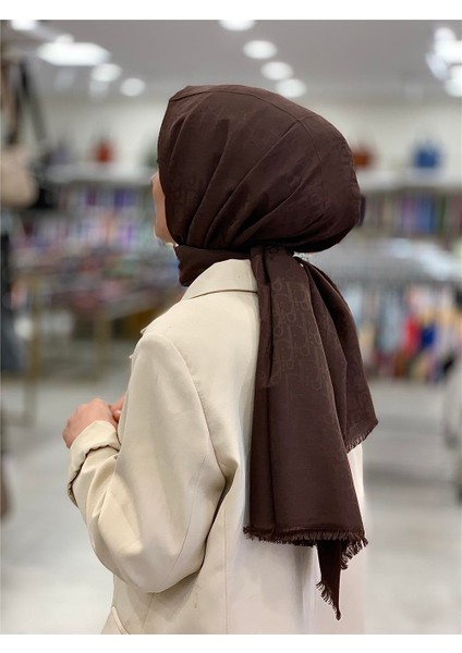 Pamuk Jakar D Logo Kahverengi Şal fiyatları