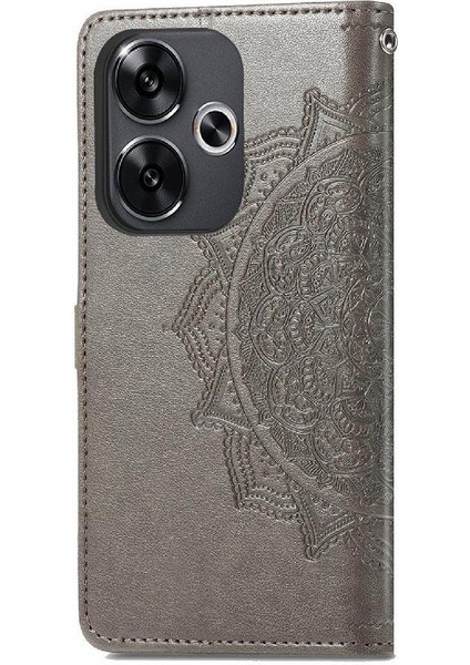 Xiaomi Poco F6 Deri Kılıf Için Flip Case Zarif Desen Kapak Çevirin (Yurt Dışından) modelleri