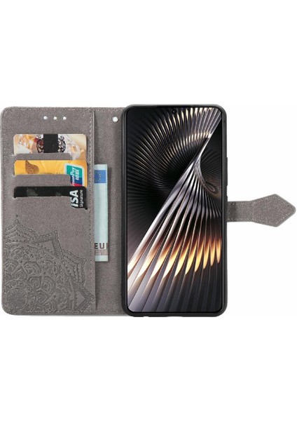 Xiaomi Poco F6 Deri Kılıf Için Flip Case Zarif Desen Kapak Çevirin (Yurt Dışından) fırsatları